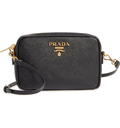 prada saffiano camera bag nude|Black Large Saffiano Leather Bag .